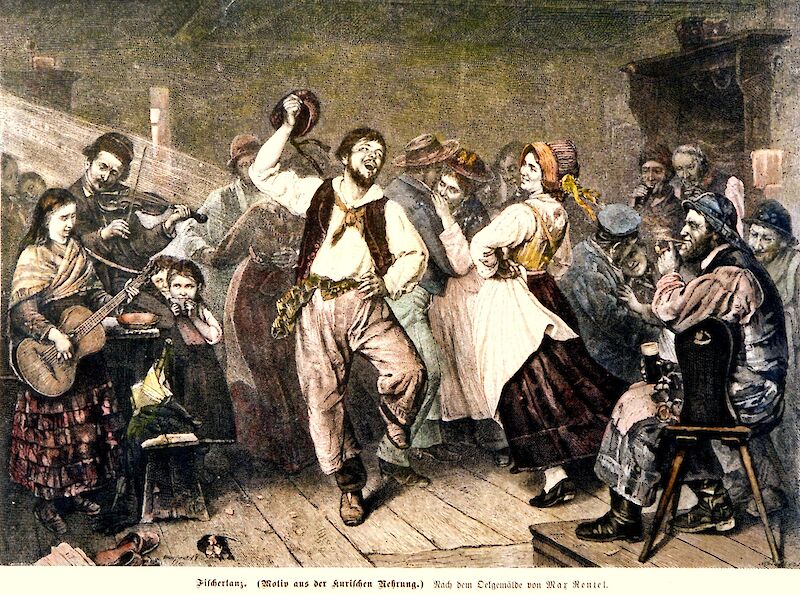 Marc Reutel, Fischertanz, 1882 © Ostpreußisches Landesmuseum.
