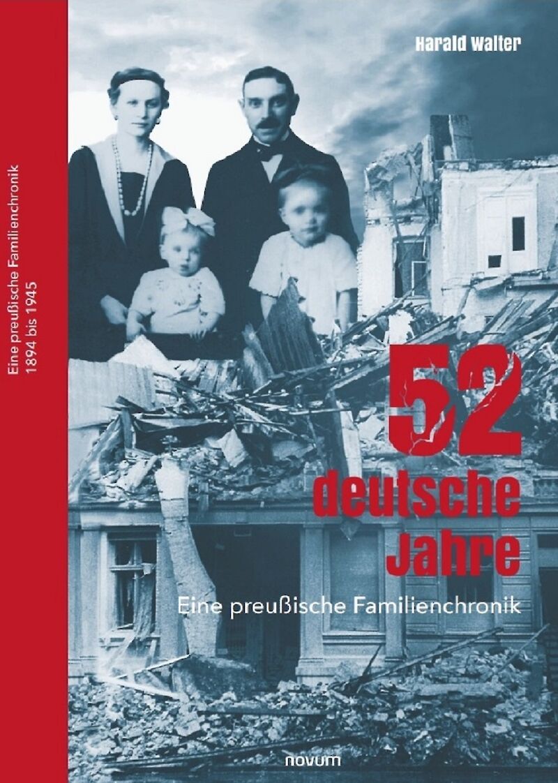 Buchcover „52 deutsche Jahre“ © novum Verlag.
