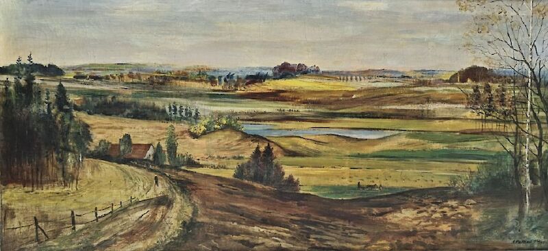 Alfred Partikel, Masurische Landschaft, 1942/43 © Ostpreußisches Landesmuseum.