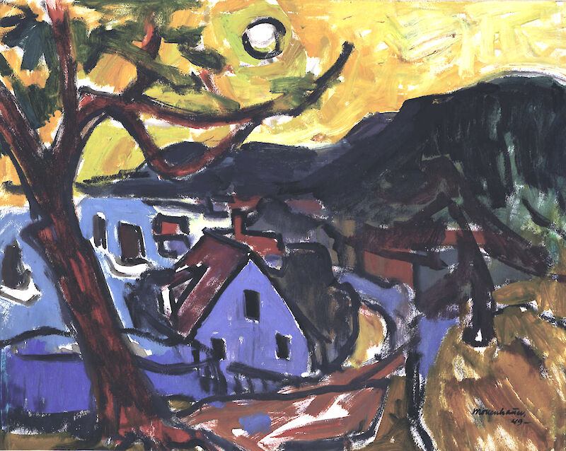 Ernst Mollenhauer, Blick auf Nidden, 1949 © Ostpreußisches Landesmuseum